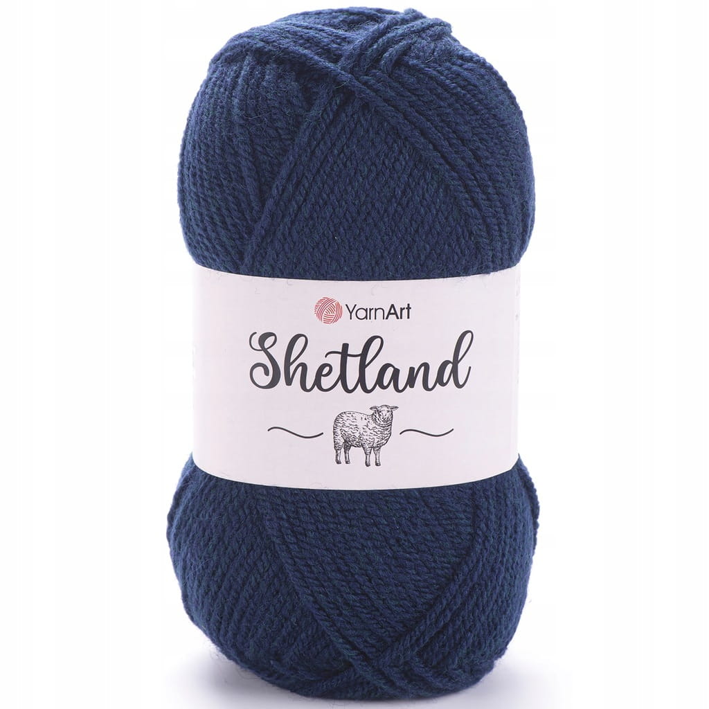 YarnArt | Shetland | 533 MIX | ciemnoniebieski
