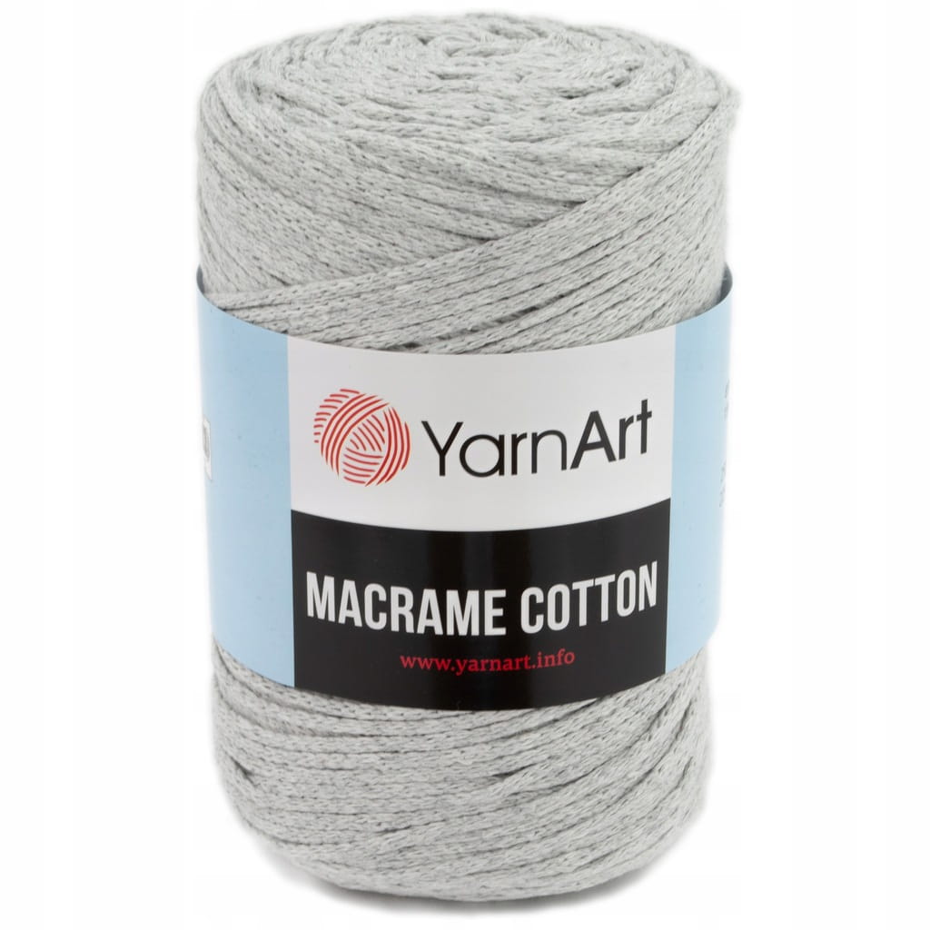 Sznurek | YarnArt | Macrame Cotton | 756 | szary jasny [bawełna / poliester