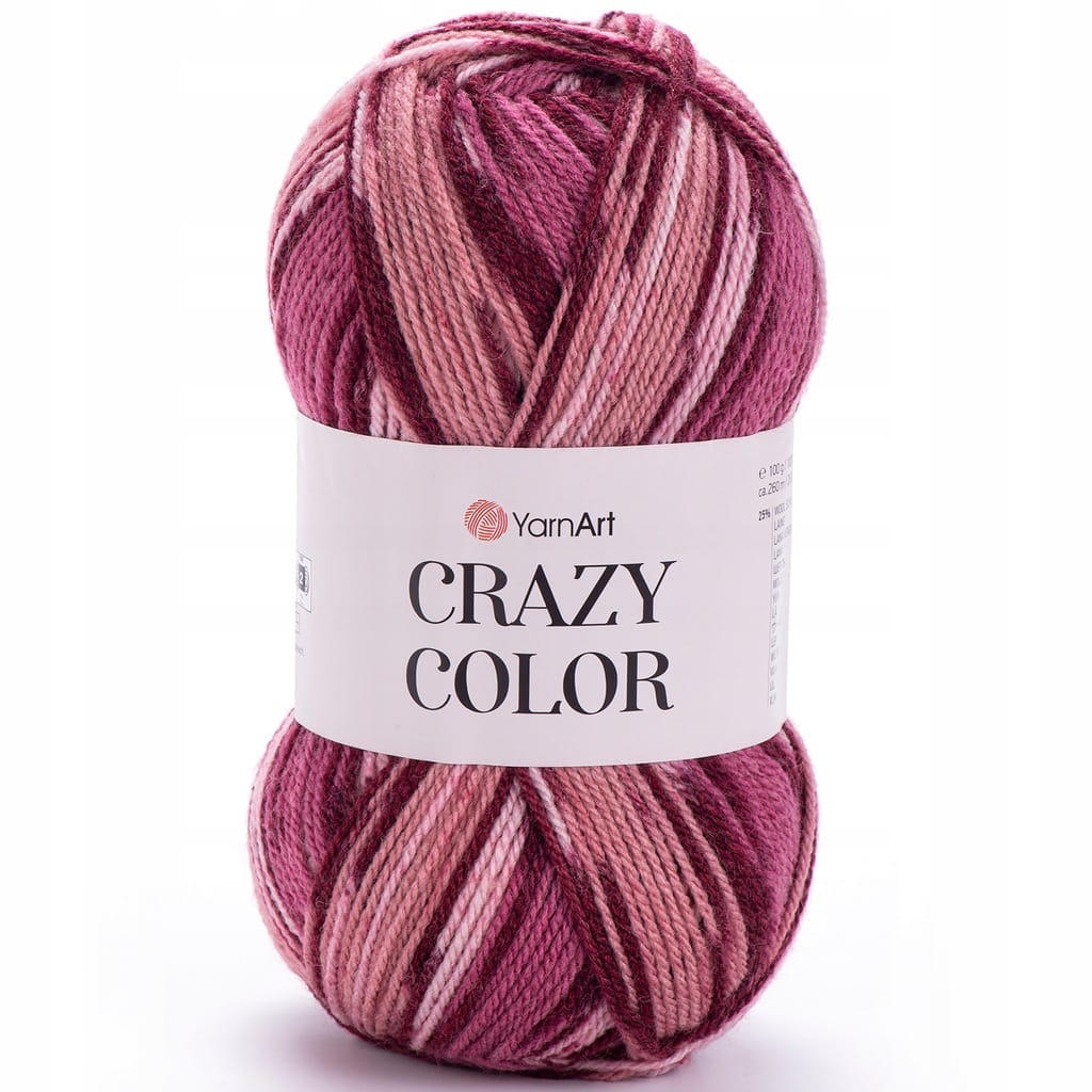 YarnArt | Crazy Color | 136 print | wielokolorowa [25% wełna / 75% akryl]
