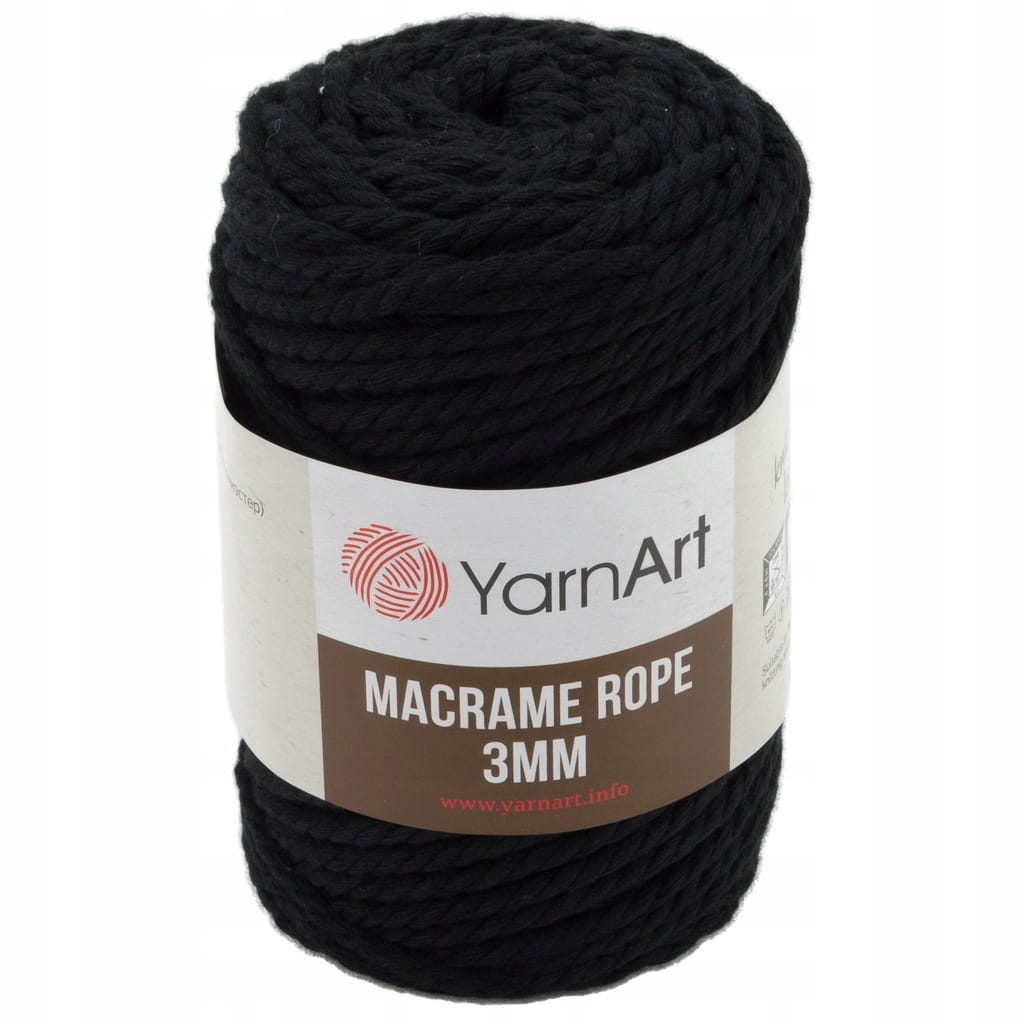 Sznurek skręcany YarnArt | Macrame Rope 3mm | 750