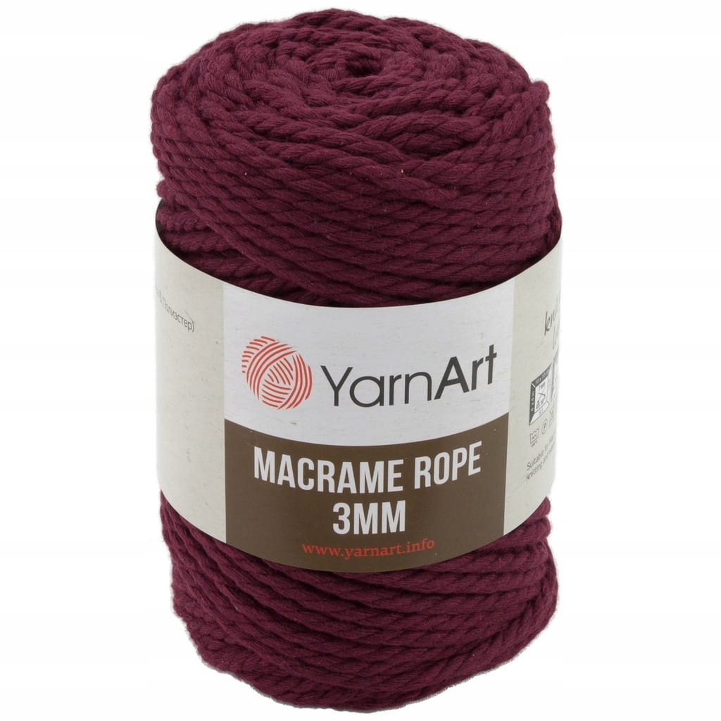 Sznurek skręcany YarnArt | Macrame Rope 3mm | 781