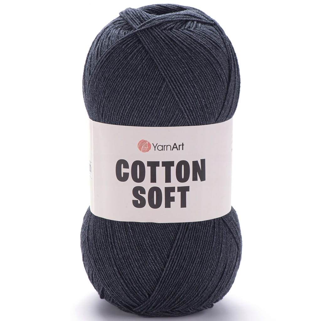 YarnArt | Cotton Soft | 28 | antracyt [55% bawełna / 45% poliakryl]