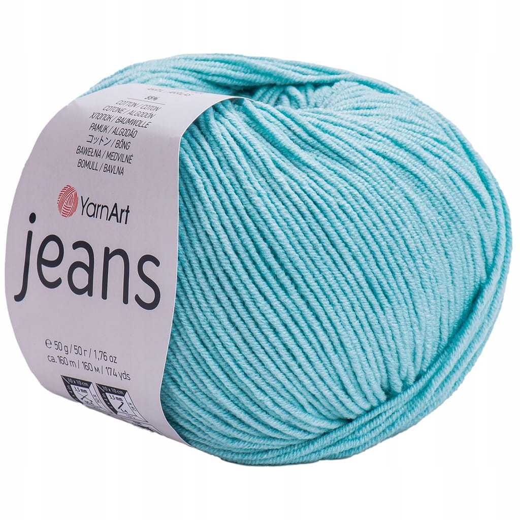YarnArt | Jeans | 81 | turkusowy pastelowy [55% bawełna / 45% poliakryl]