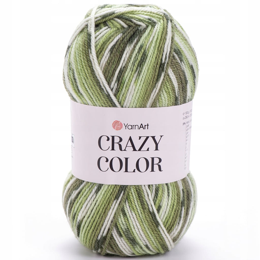YarnArt | Crazy Color | 115 print | wielokolorowa [25% wełna / 75% akryl]