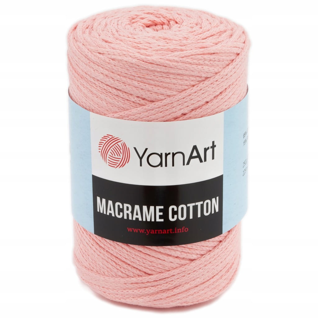 Sznurek | YarnArt | Macrame Cotton | 767 | łososiowy [bawełna / poliester]