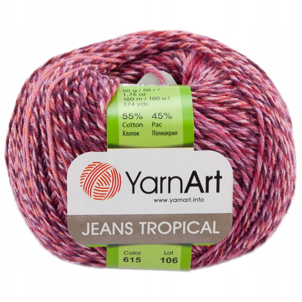 Włóczka YarnArt Jeans Tropical 615