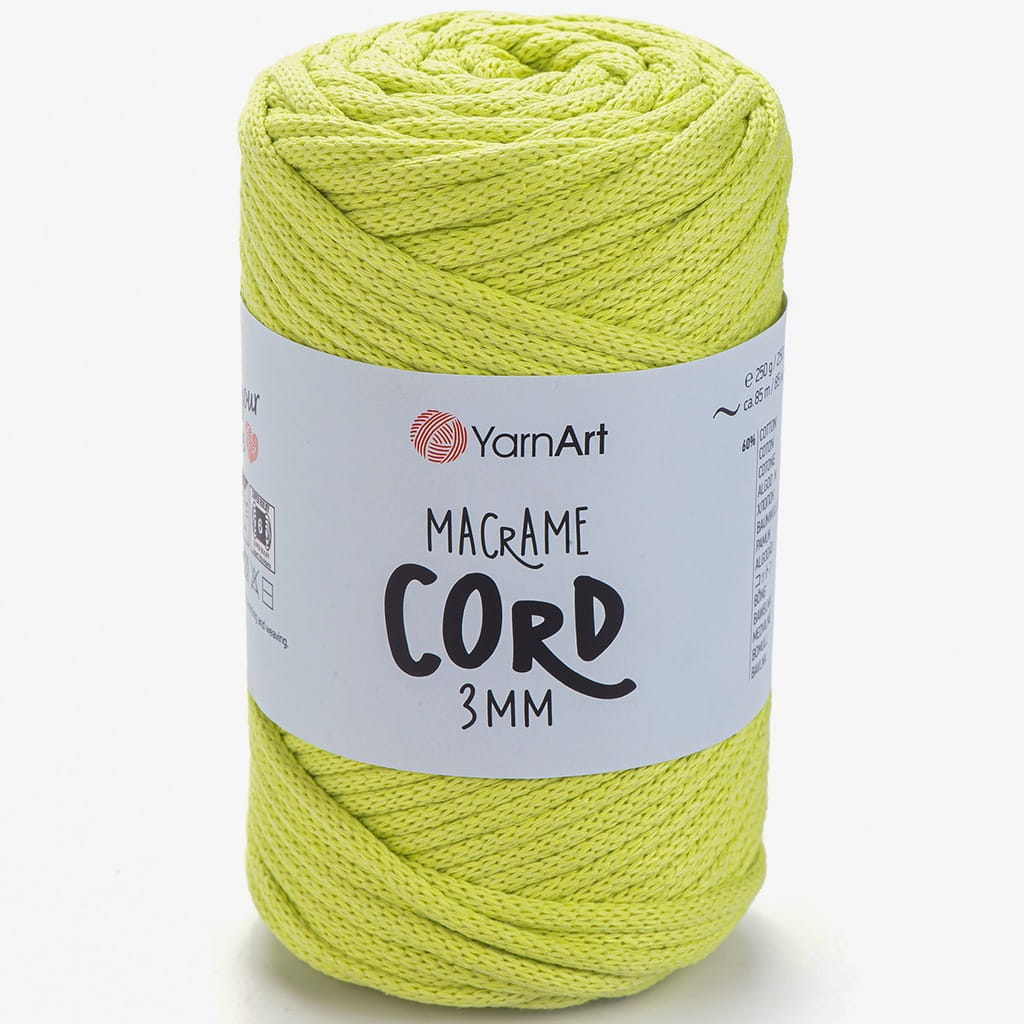 Sznurek | YarnArt | Macrame Cord 3mm | 755 | seledynowy