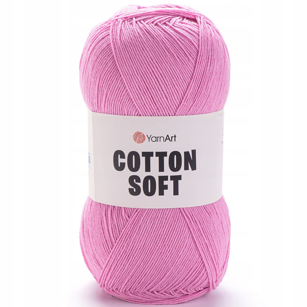YarnArt | Cotton Soft | 20 | średni róż [55% bawełna / 45% poliakryl]