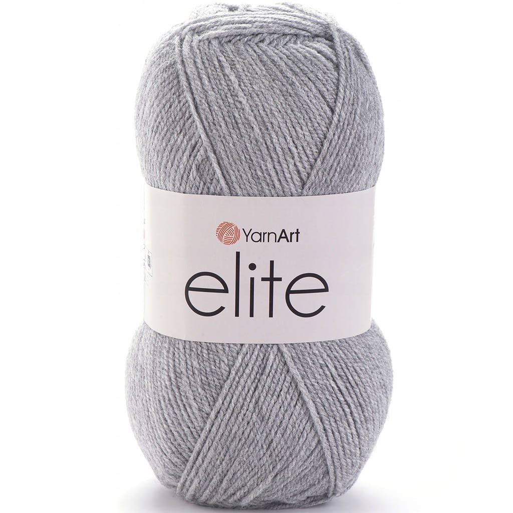 YarnArt | Elite | 0804 | jasny szary melanż [100% akryl]