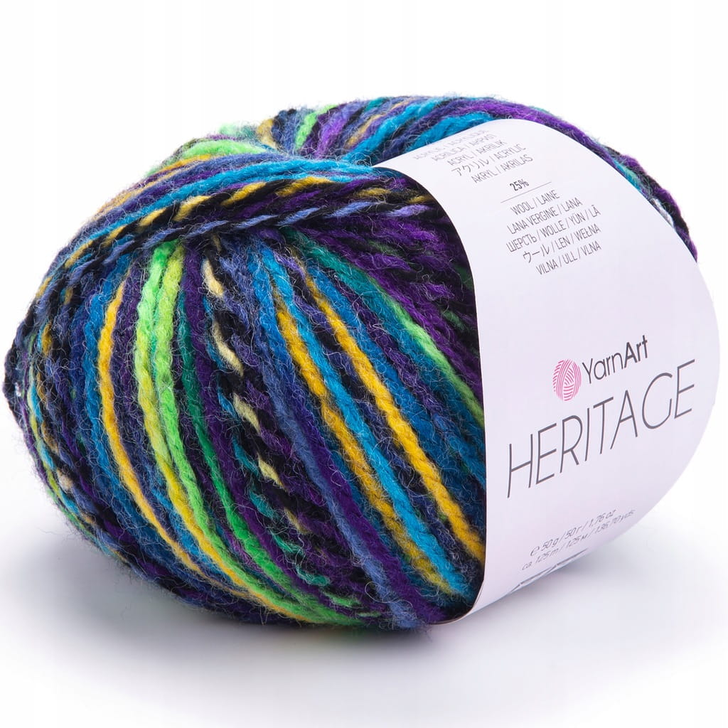 YarnArt | Heritage | 334 | wielokolorowa [25% wełna / 75% akryl]