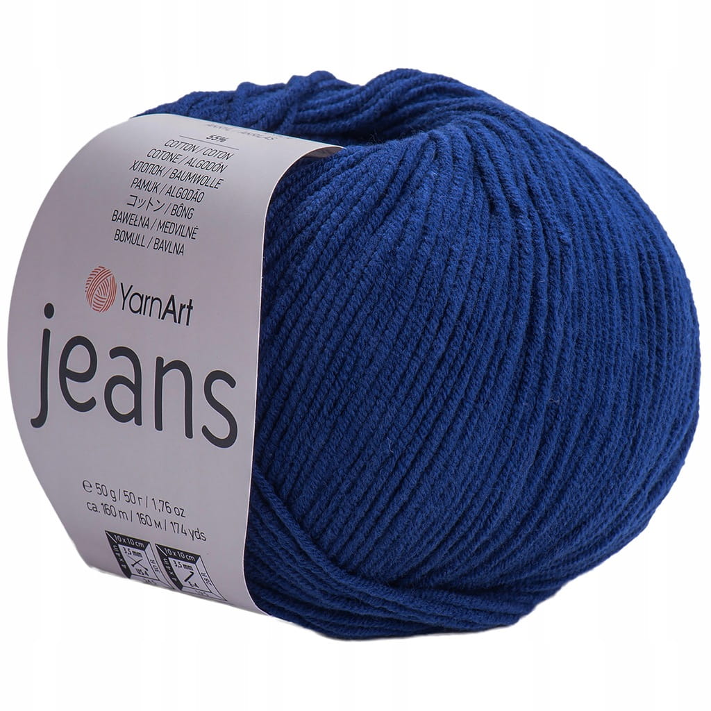 YarnArt | Jeans | 54 | atramentowy [55% bawełna / 45% poliakryl]