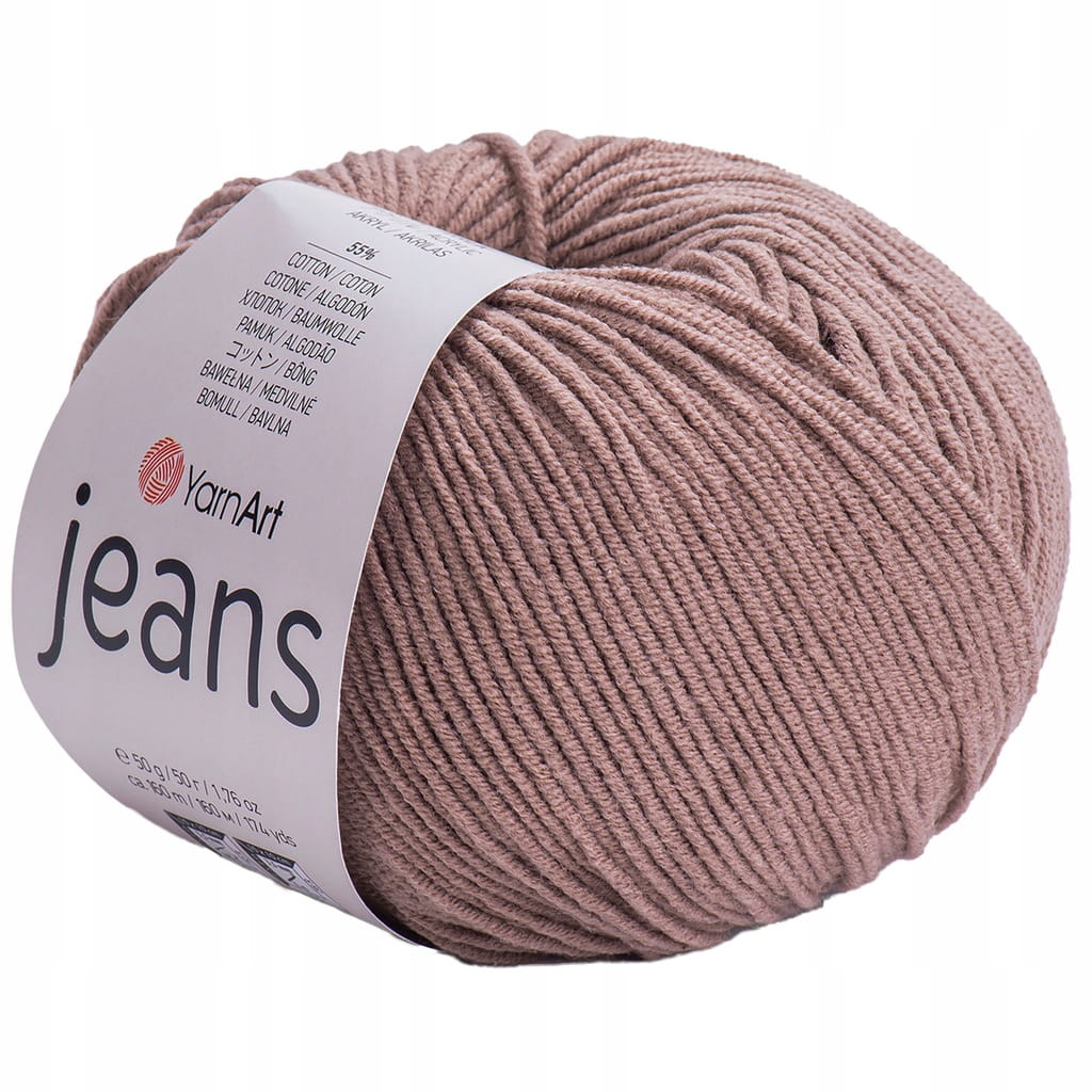 YarnArt | Jeans | 71 | blady brązowy [55% bawełna / 45% poliakryl]