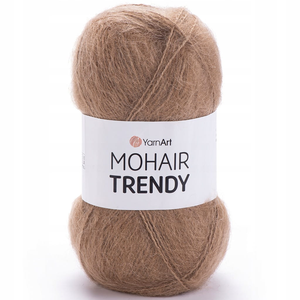 YarnArt | Mohair Trendy | 116 | blady brązowy [50% moher / 50% akryl]
