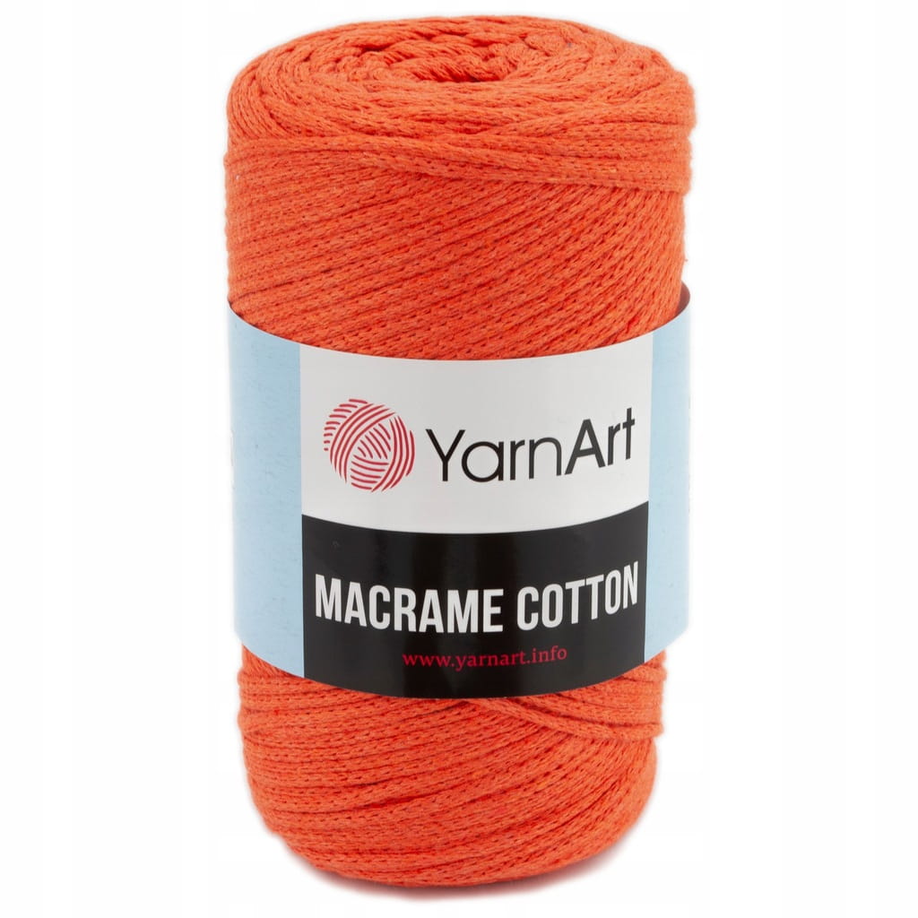 Sznurek | YarnArt | Macrame Cotton | 770 | pomarańczowy [bawełna / polieste