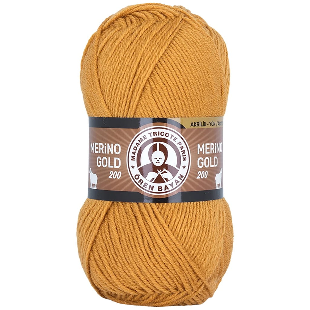 Madame Tricote Paris | Merino Gold 200 | 115 | miodowy