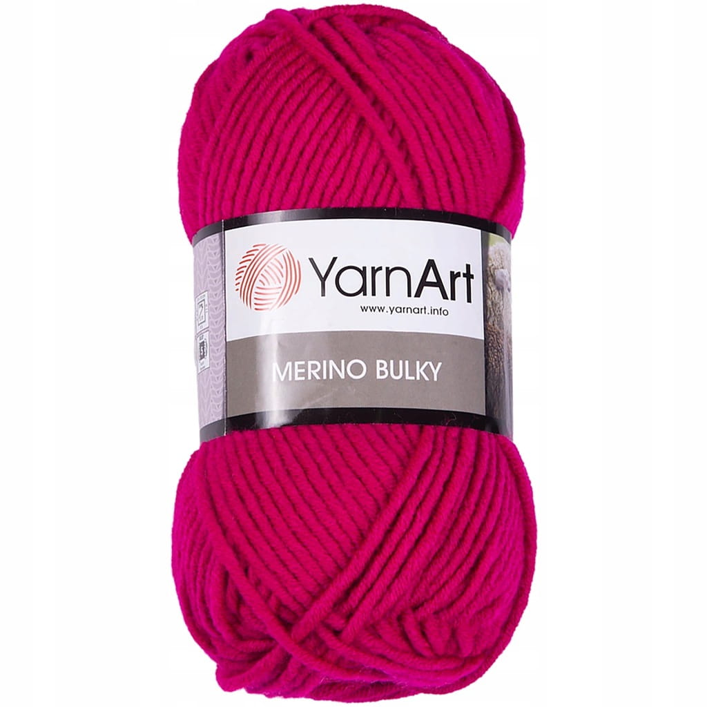 YarnArt | Merino Bulky | 8041 | amarantowy