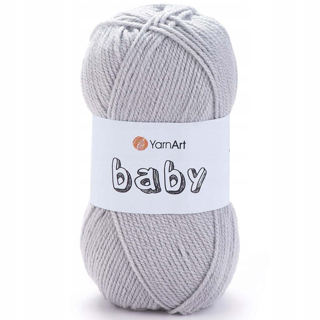 YarnArt | Baby | 855 | szary jasny
