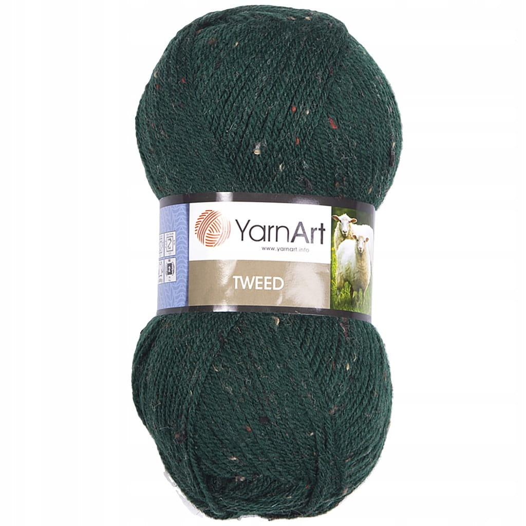 YarnArt | Tweed | 232 MIX | ciemny bluszcz
