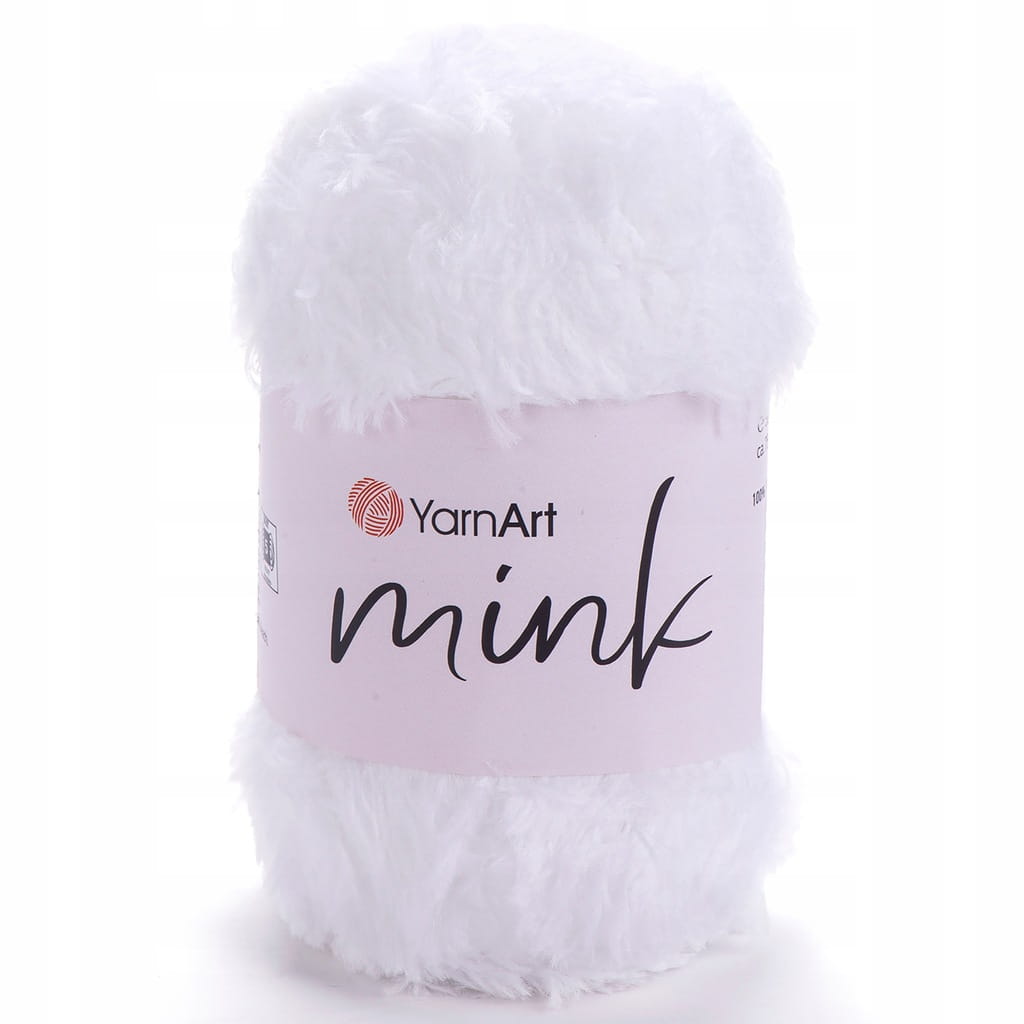 YarnArt | Mink | 345 | śnieżnobiały [100% poliamid]