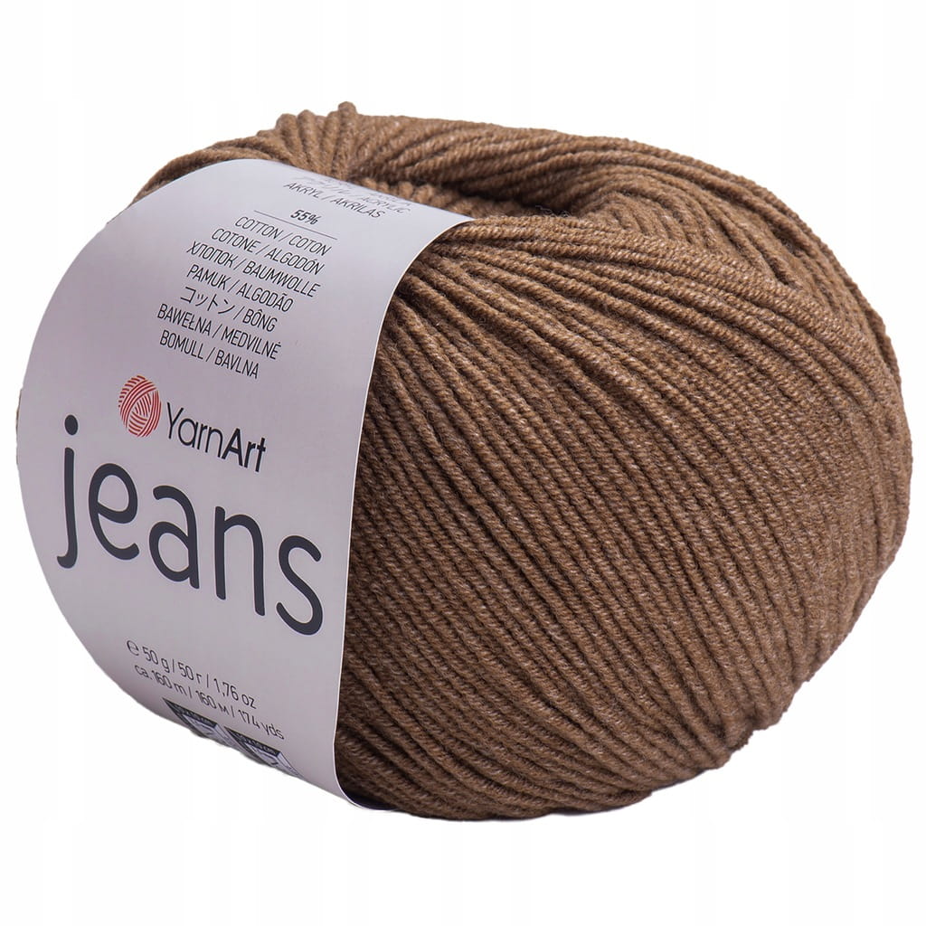 YarnArt | Jeans | 40 | umbra [55% bawełna / 45% poliakryl]