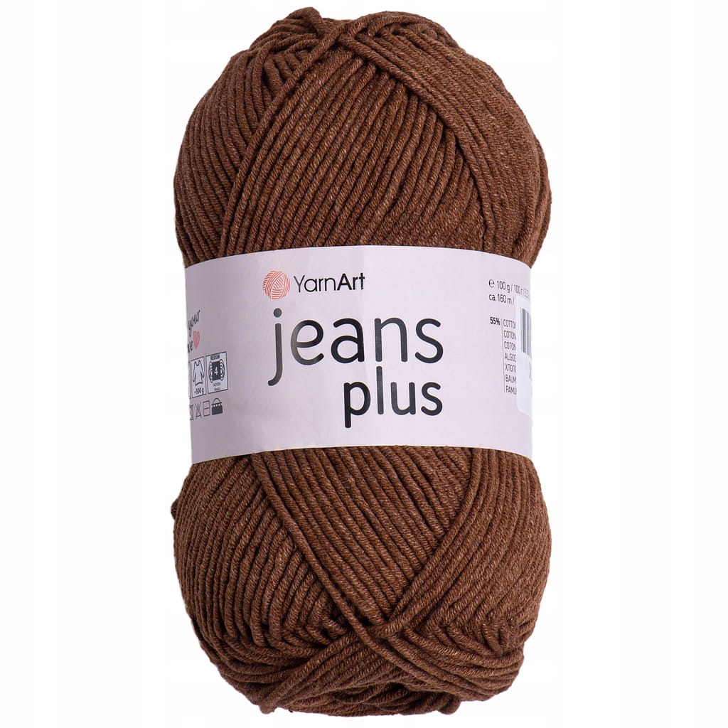 YarnArt | Jeans Plus | 70 | czekolada