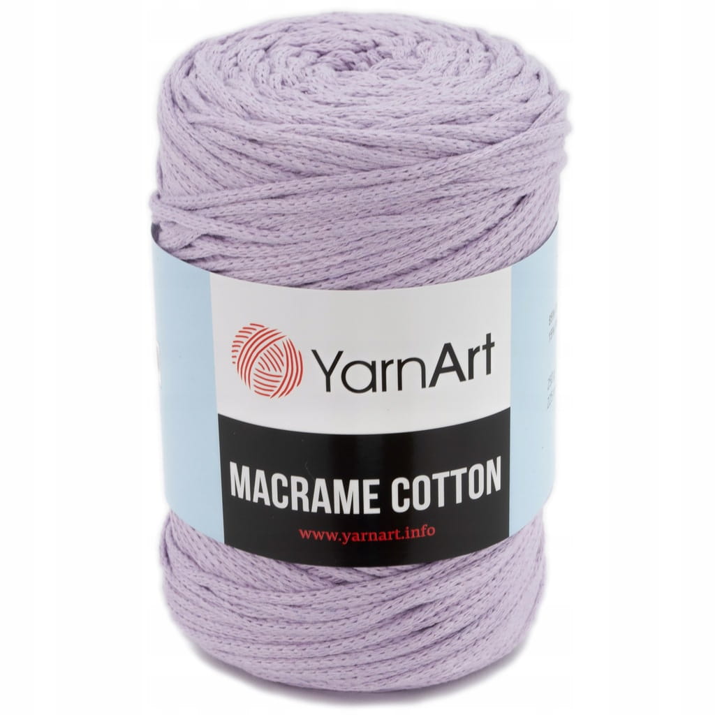 Sznurek | YarnArt | Macrame Cotton | 765 | lawenda [bawełna / poliester]