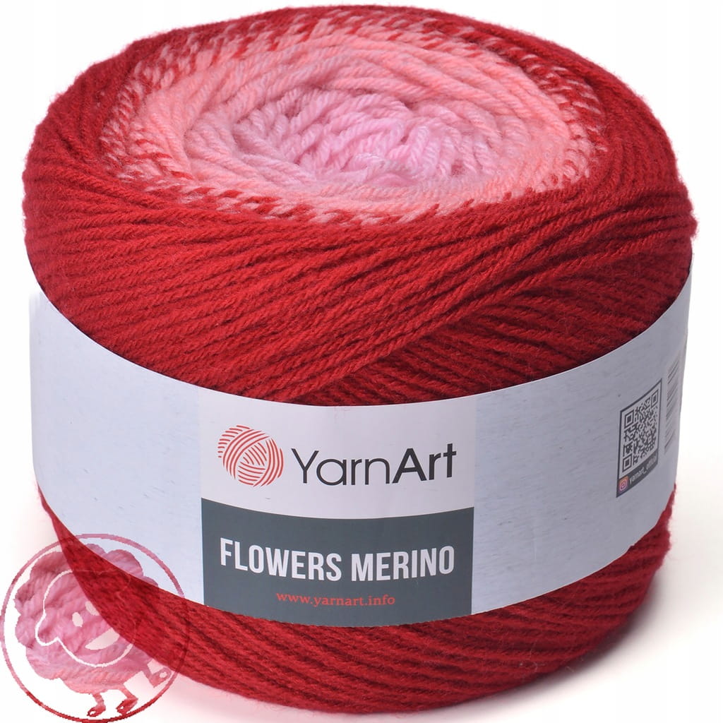 YarnArt | Flowers Merino | 560 | ombre [25% wełna / 75% akryl]