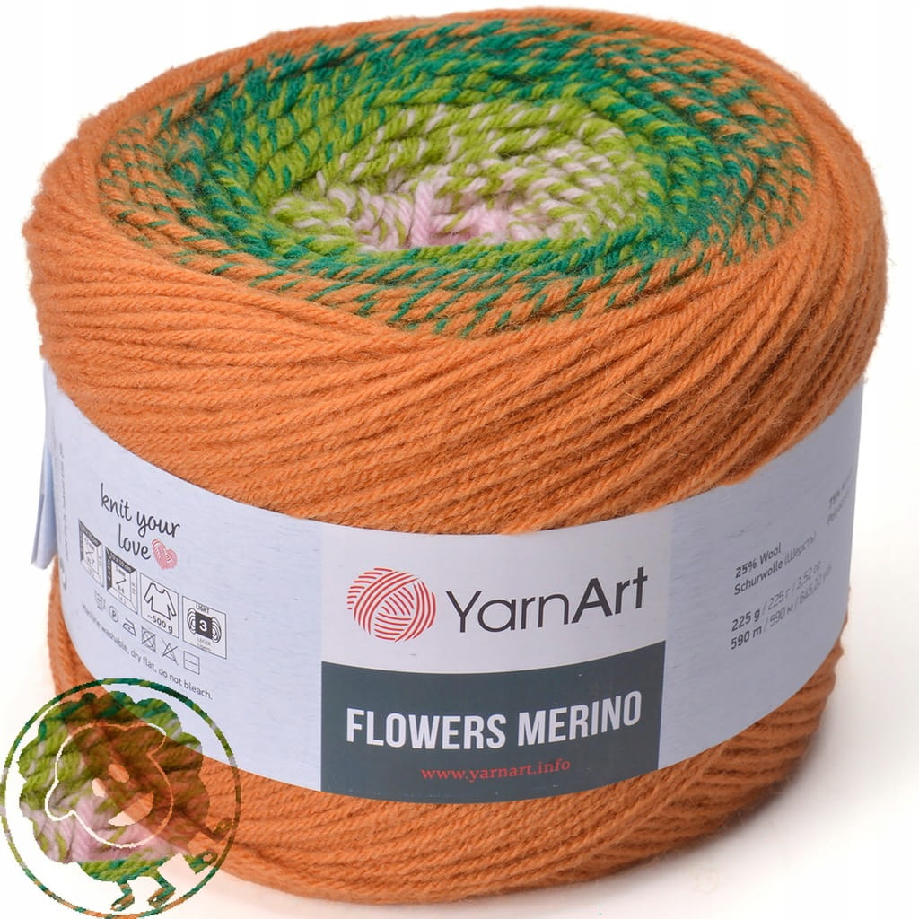 YarnArt | Flowers Merino | 565 | ombre [25% wełna / 75% akryl]