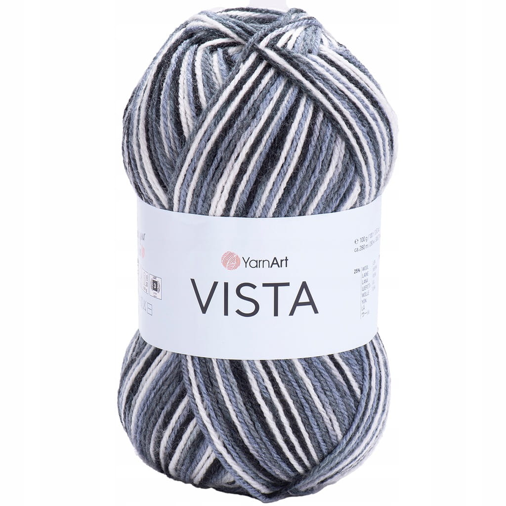 YarnArt | Vista | 5301 print | wielokolorowa [25% wełna / 75% akryl]