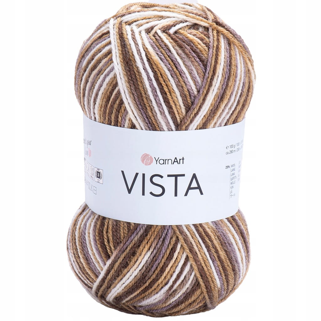 YarnArt | Vista | 5302 print | wielokolorowa [25% wełna / 75% akryl]