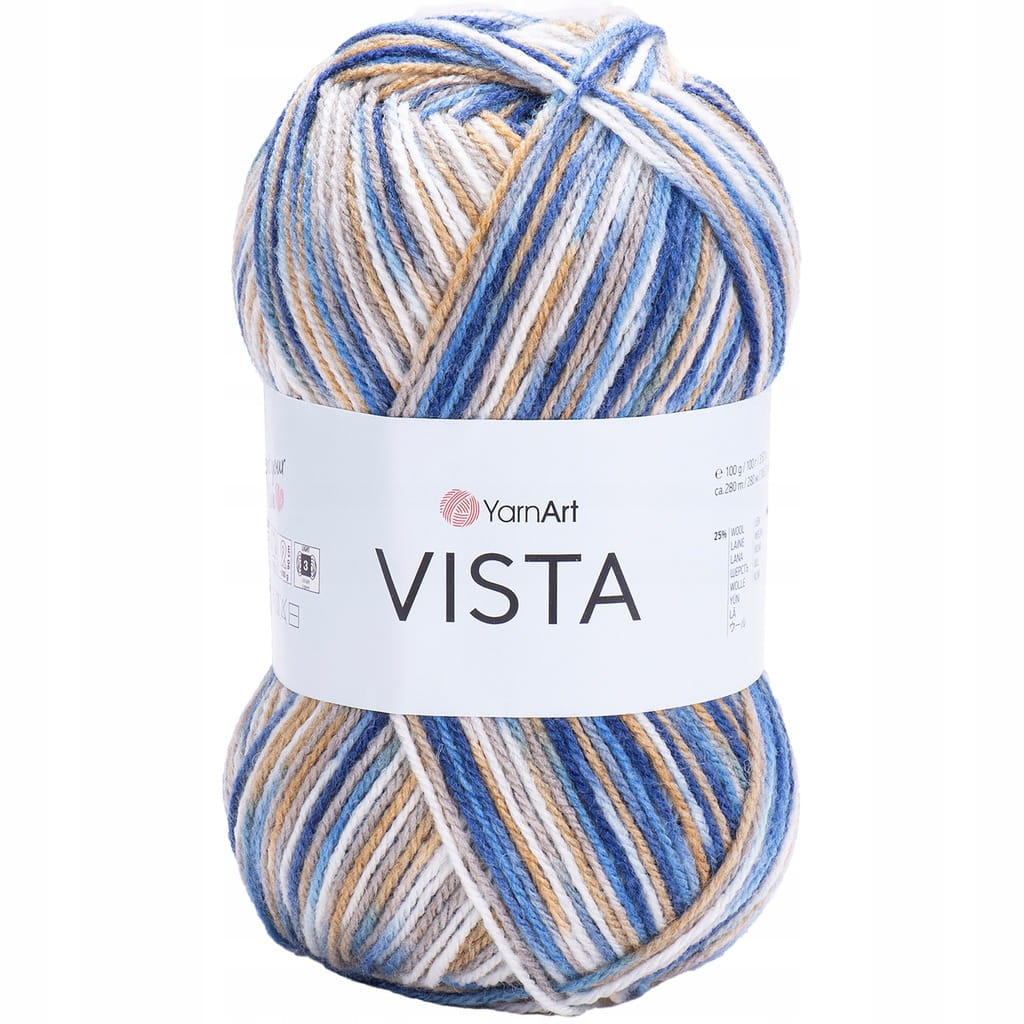 YarnArt | Vista | 5303 print | wielokolorowa [25% wełna / 75% akryl]