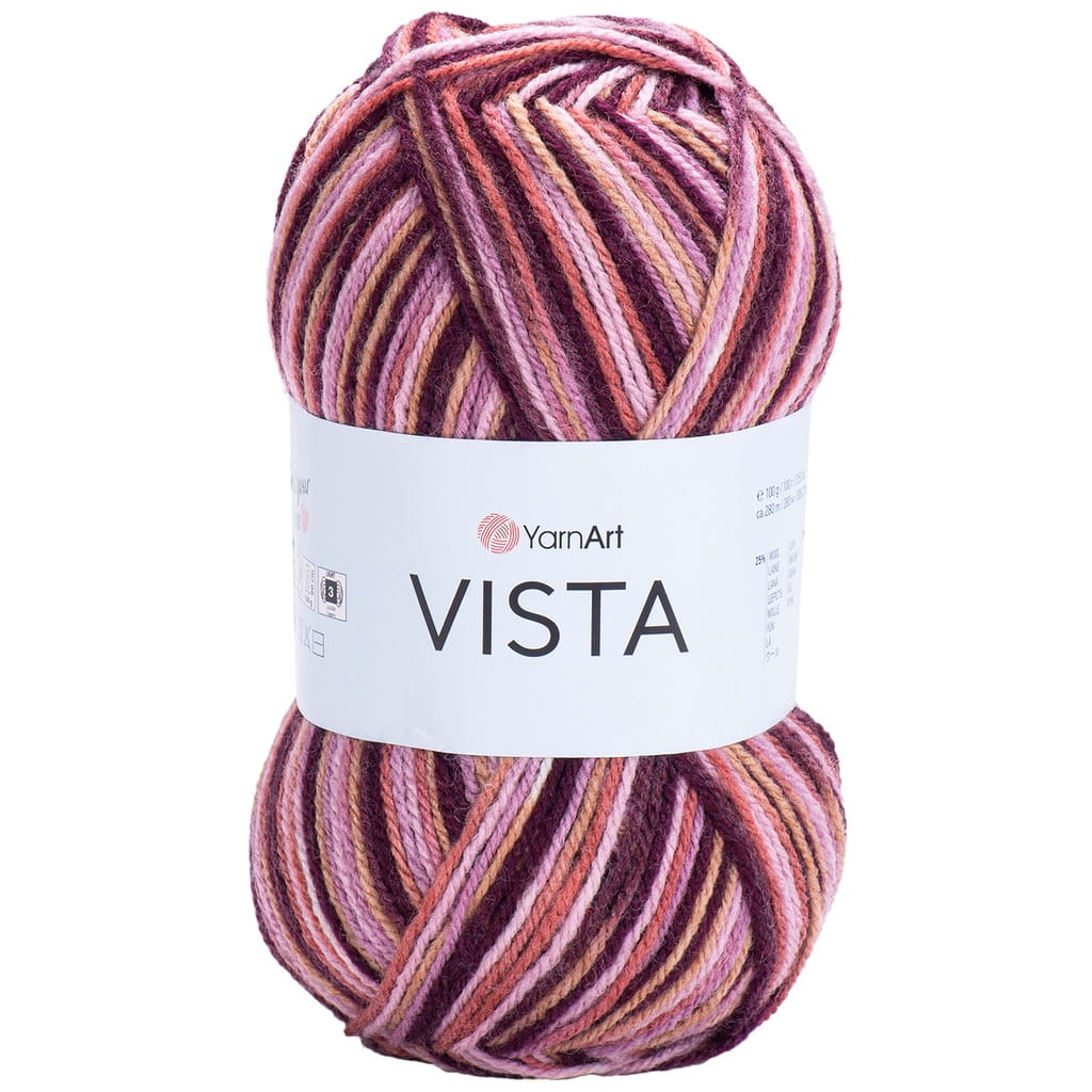 YarnArt | Vista | 5307 print | wielokolorowa [25% wełna / 75% akryl]