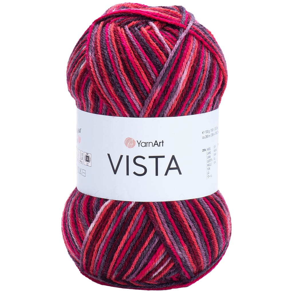 YarnArt | Vista | 5310 print | wielokolorowa [25% wełna / 75% akryl]