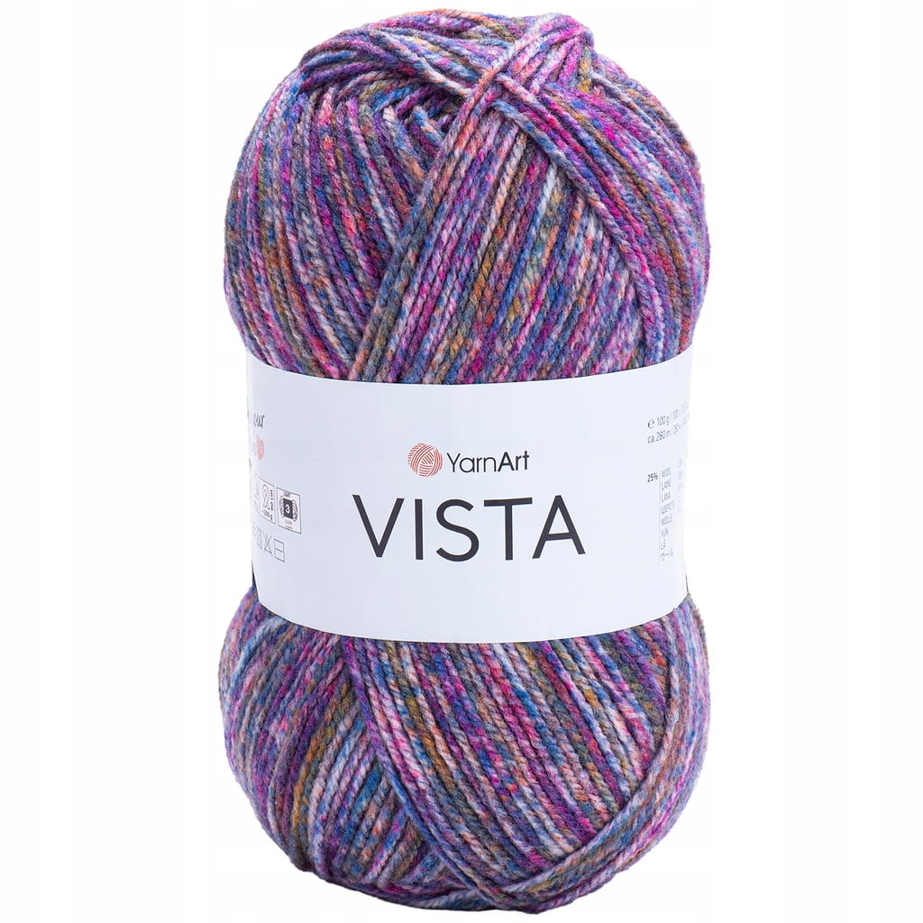 YarnArt | Vista | 9207 print | wielokolorowa [25% wełna / 75% akryl]