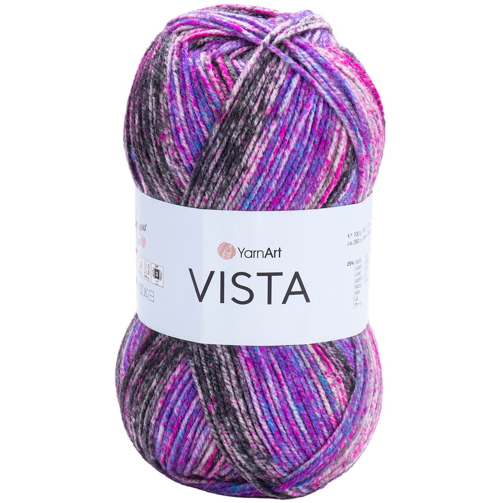 YarnArt | Vista | 9211 print | wielokolorowa [25% wełna / 75% akryl]