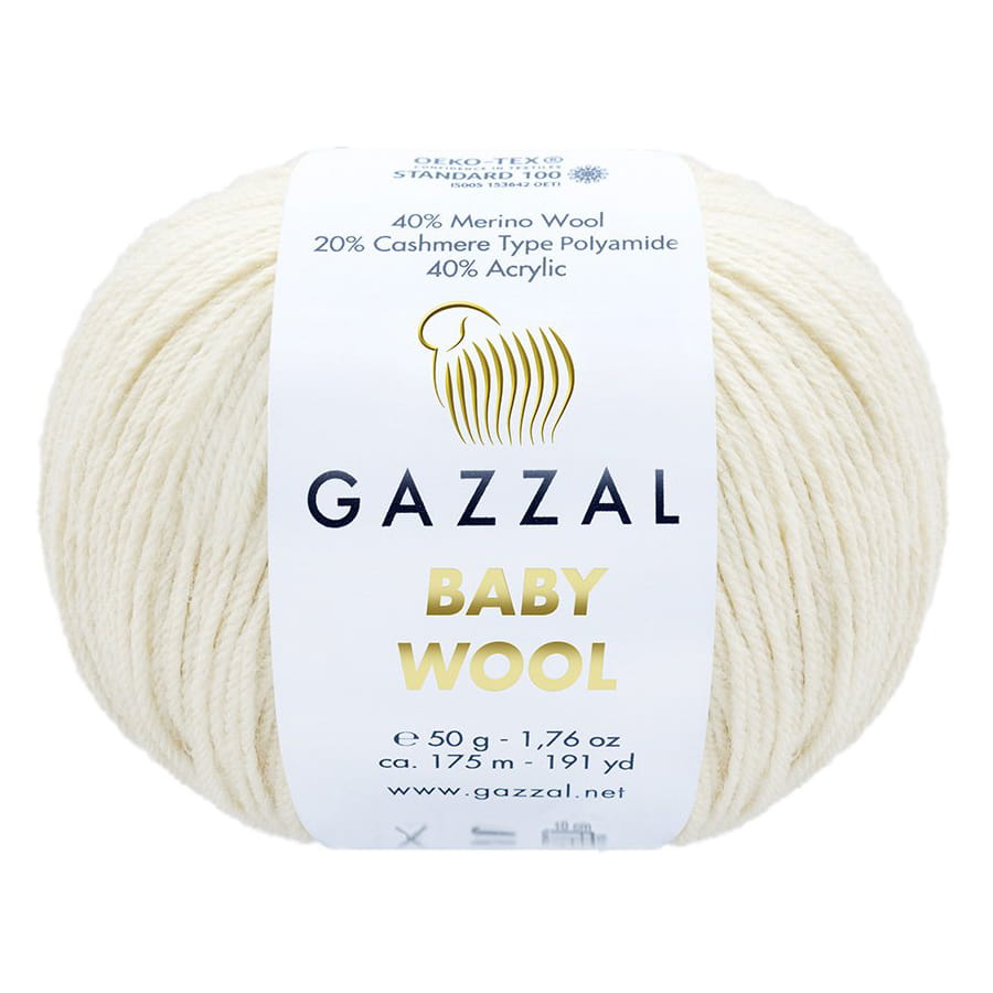 Gazzal | Baby Wool | 839 | beżowy jasny